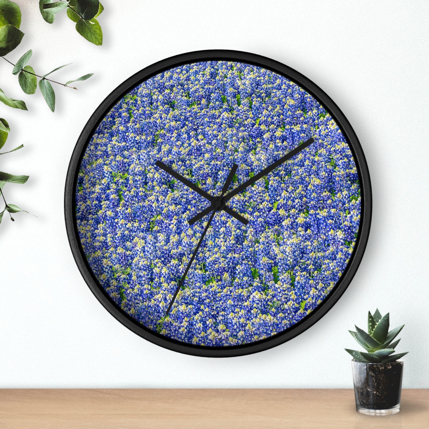 Bluebonnet Wall Clock