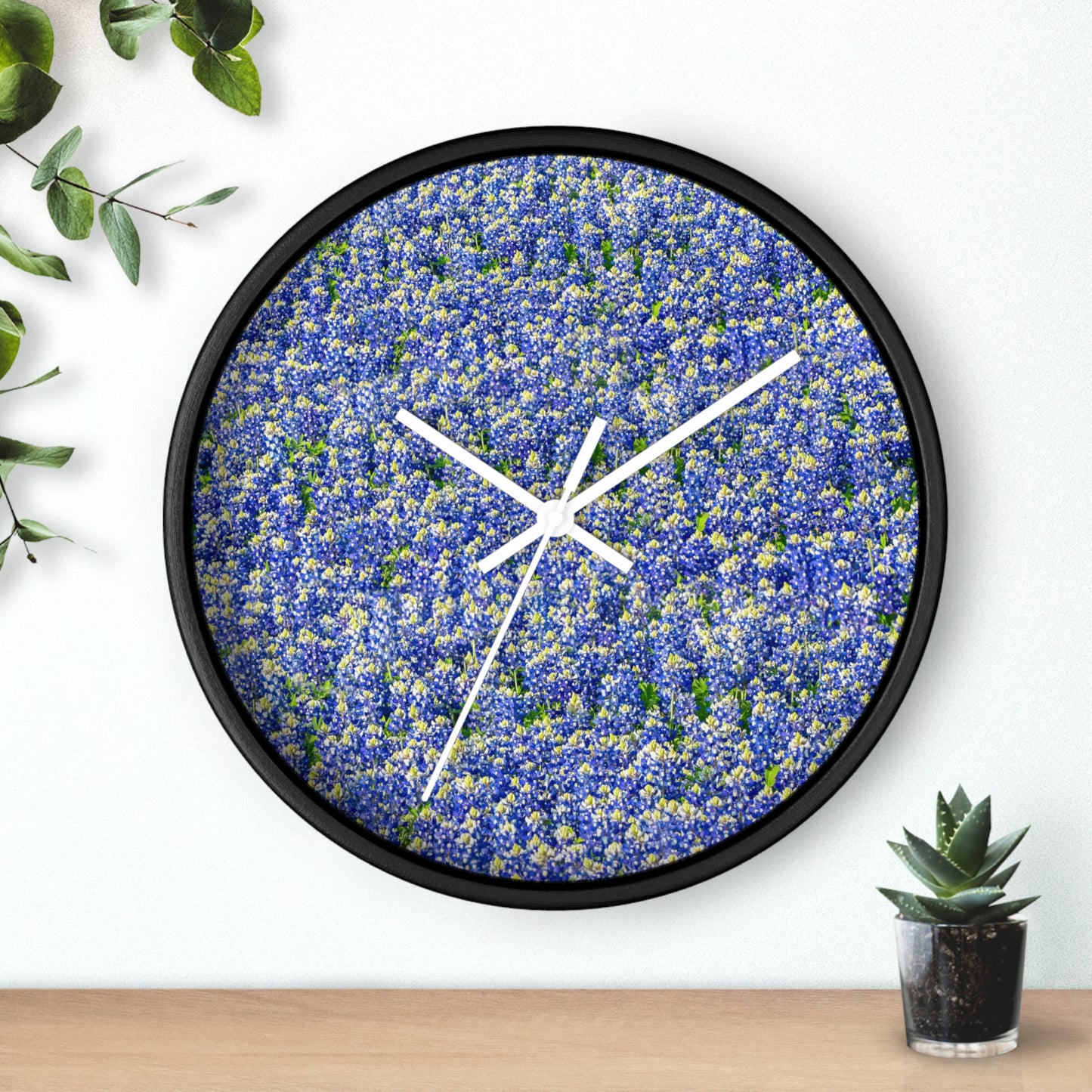 Bluebonnet Wall Clock