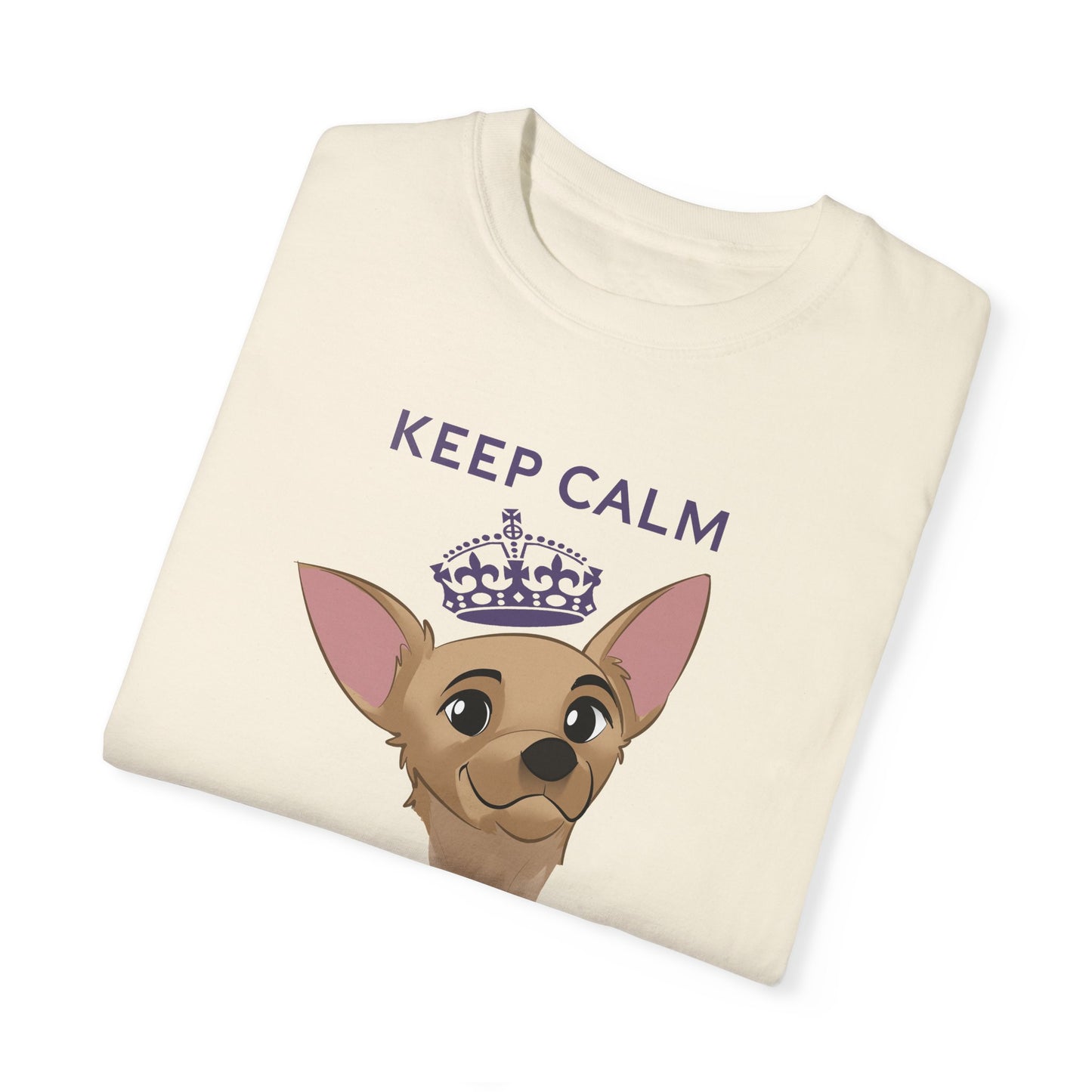 Keep Calm and Hug a Dog Unisex Garment-Dyed T-Shirt