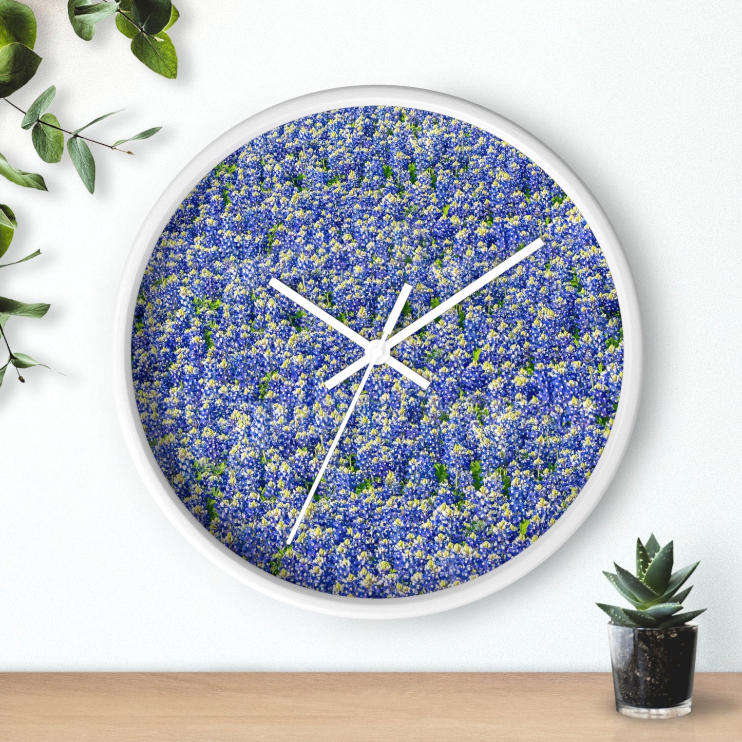 Bluebonnet Wall Clock