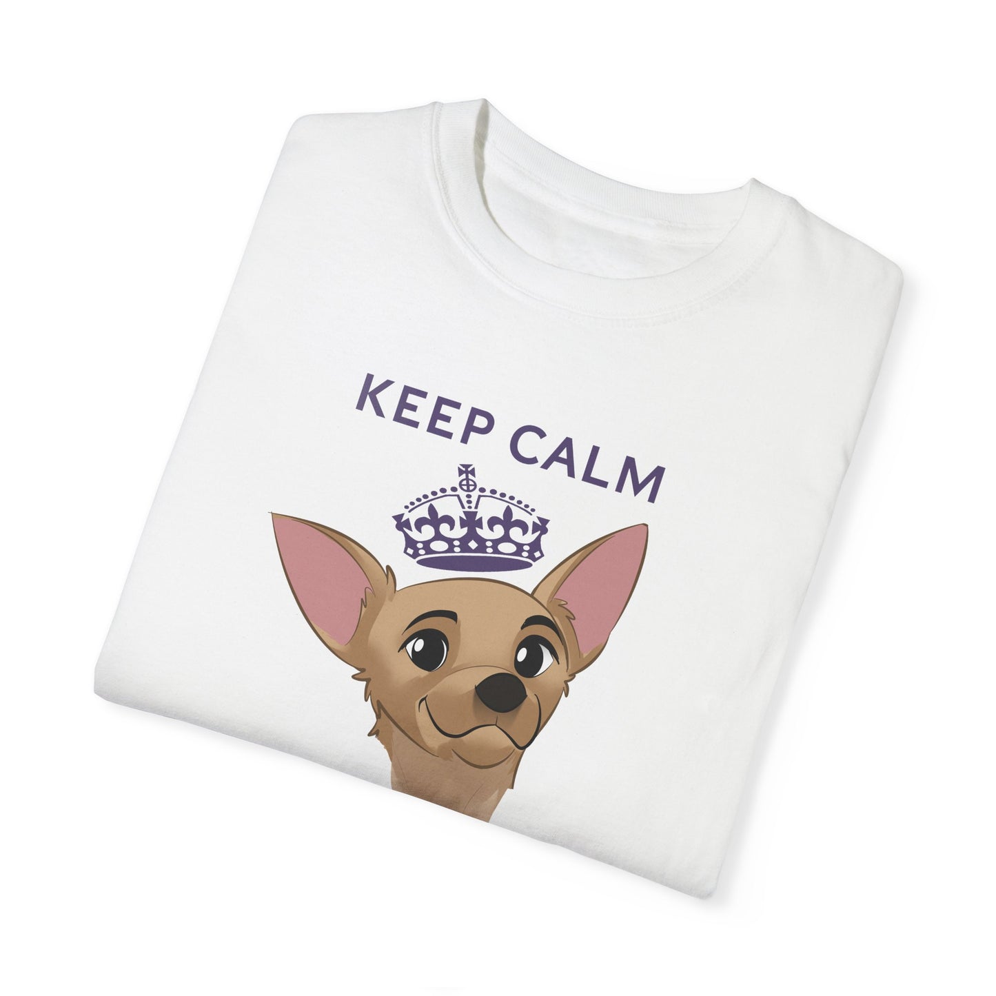 Keep Calm and Hug a Dog Unisex Garment-Dyed T-Shirt
