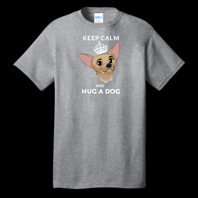 Keep Calm & Hug A Dog Unisex T-Shirt
