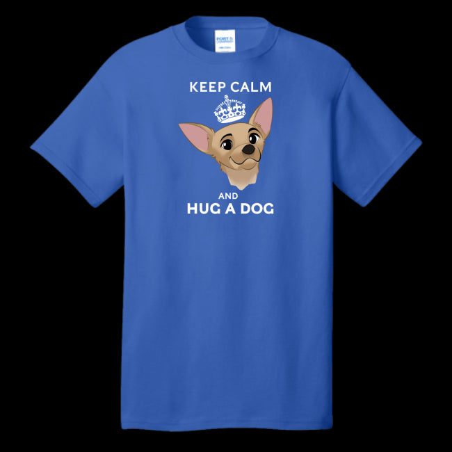 Keep Calm & Hug A Dog Unisex T-Shirt