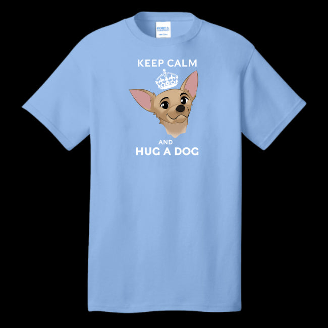 Keep Calm & Hug A Dog Unisex T-Shirt