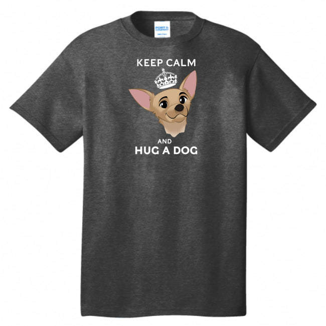 Keep Calm & Hug A Dog Unisex T-Shirt