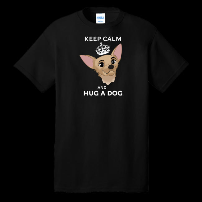 Keep Calm & Hug A Dog Unisex T-Shirt