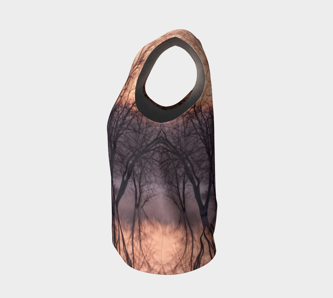 Winter's Dawn Loose Tank Top #1