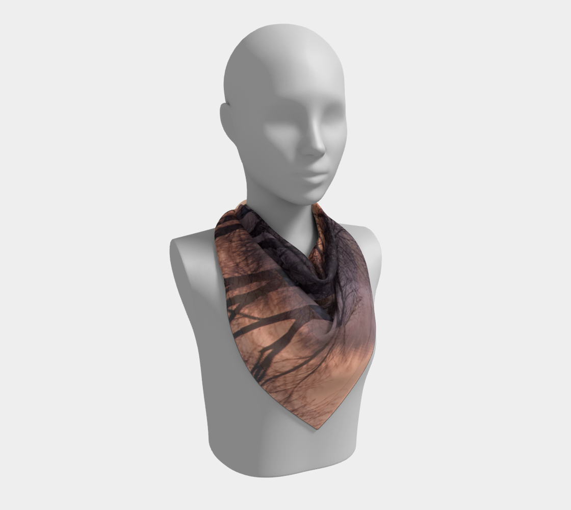 Winter's Dawning Square Scarf #1