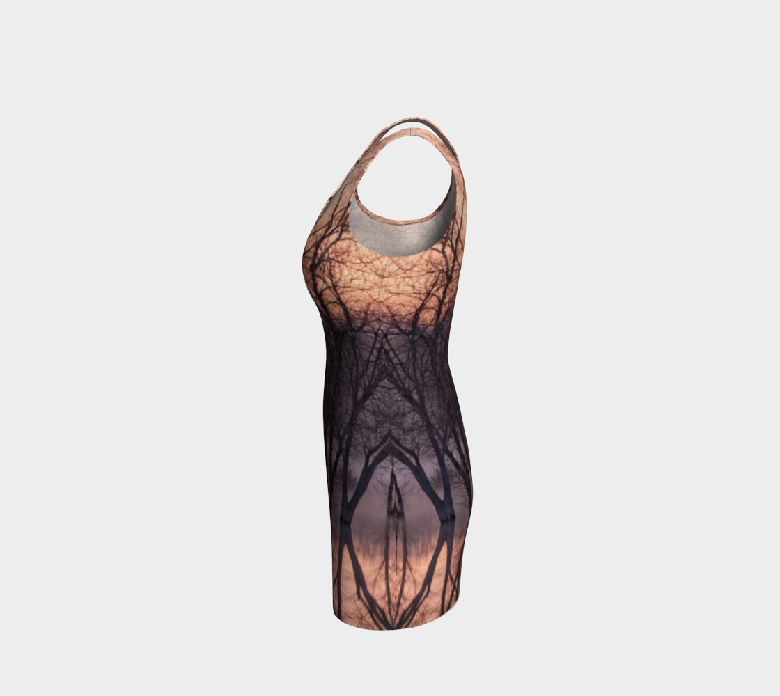 Winter's Dawn Bodycon Dress #3