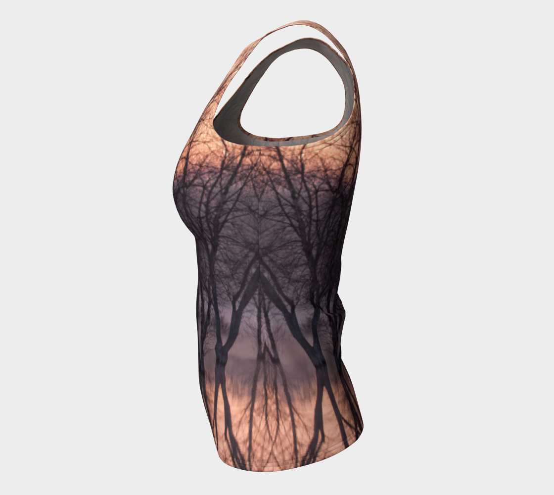 Winter's Dawn Fitted Tank Top #1