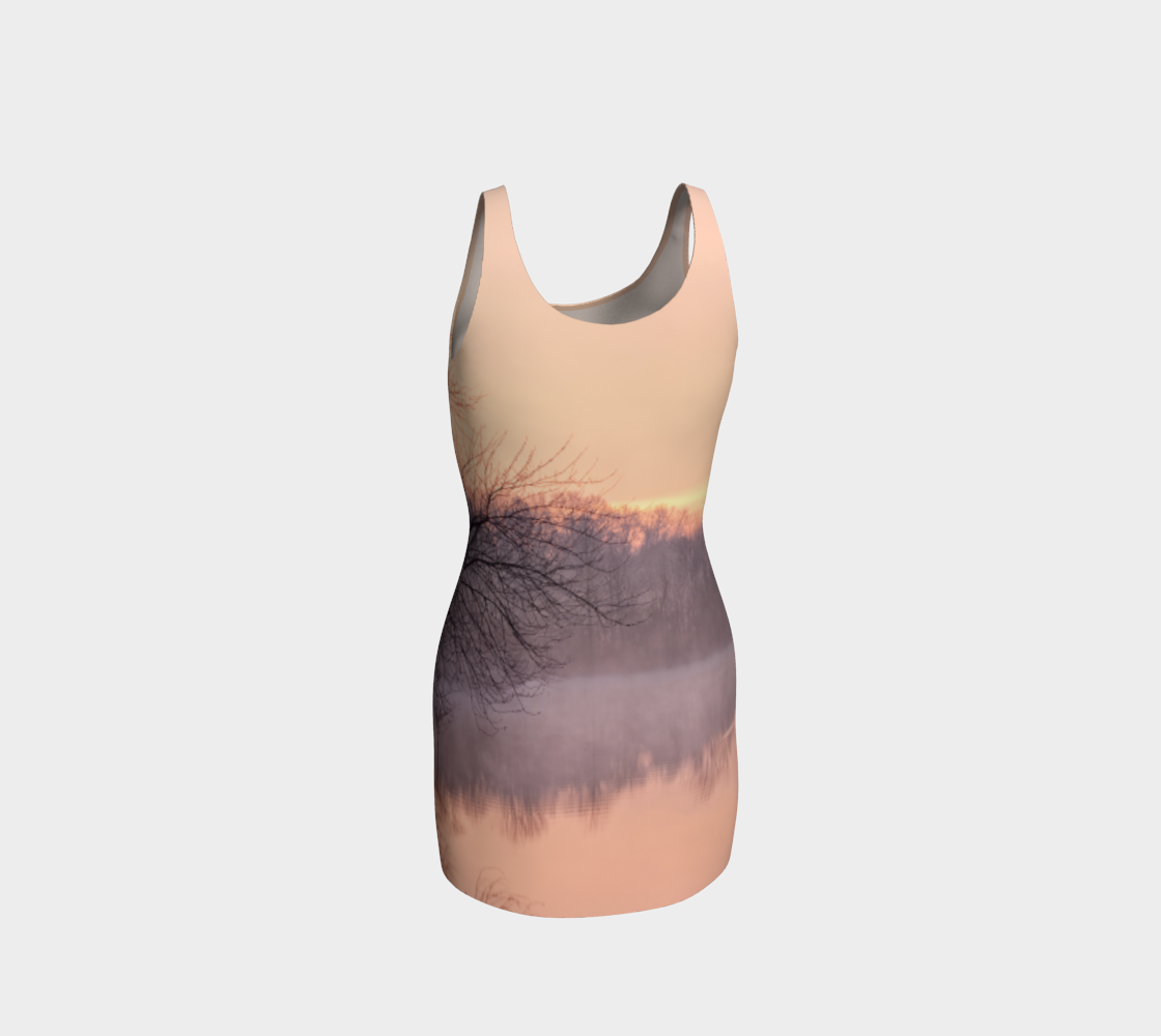 Winter's Dawn Bodycon Dress #2