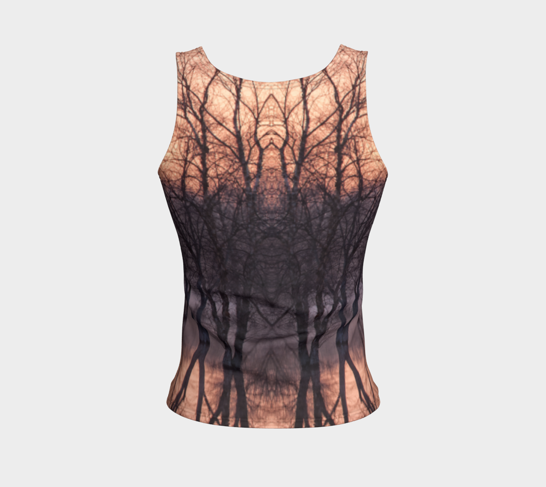 Winter's Dawn Fitted Tank Top #1