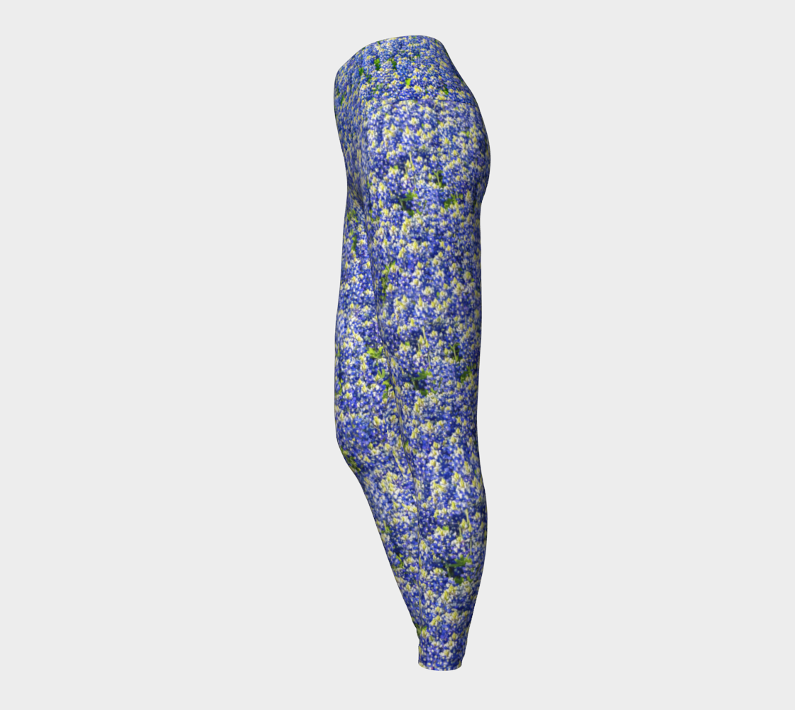 Texas Bluebonnets Yoga Leggings