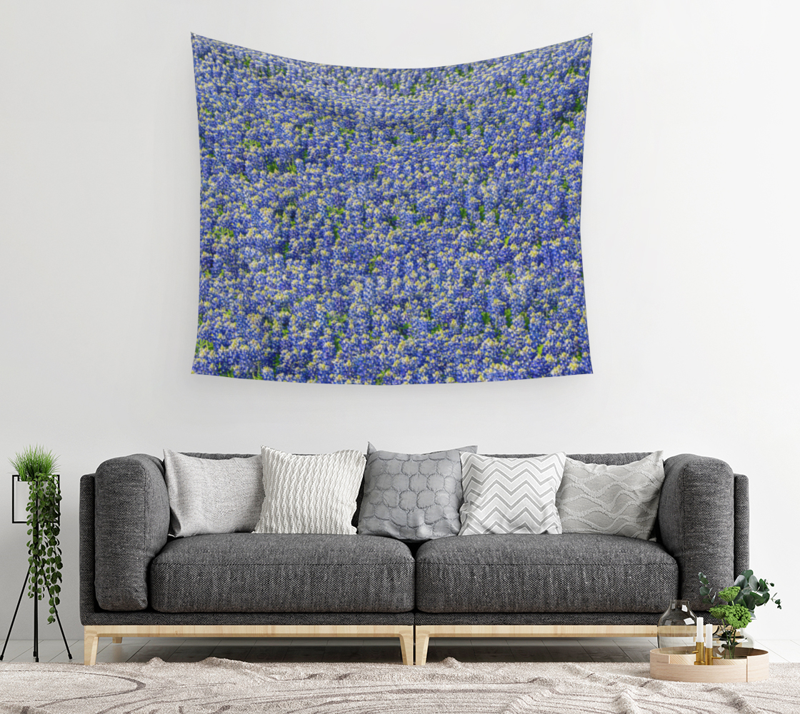 Texas Bluebonnets Tapestry