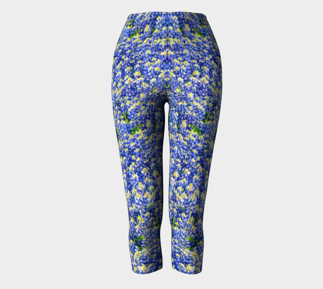 Texas Bluebonnet Capris #2