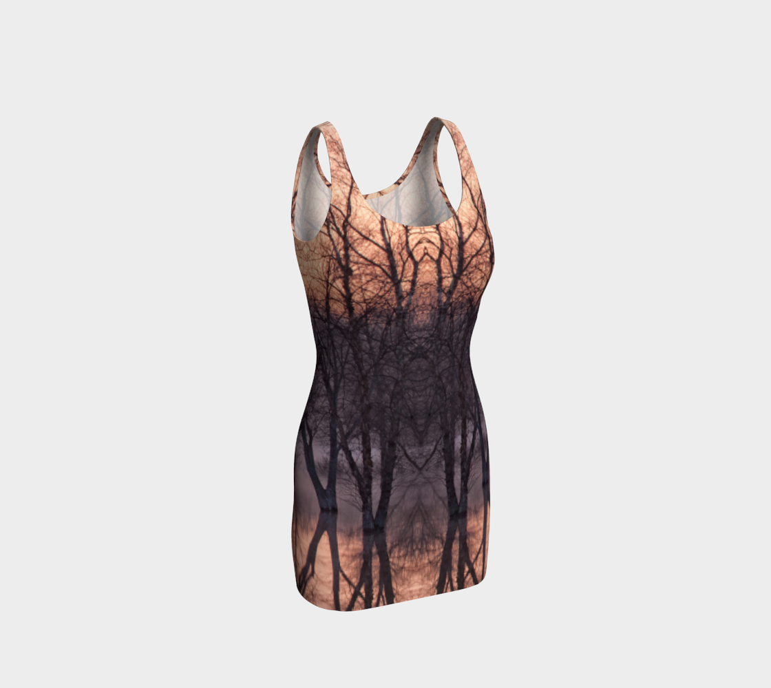 Winter's Dawn Bodycon Dress #3