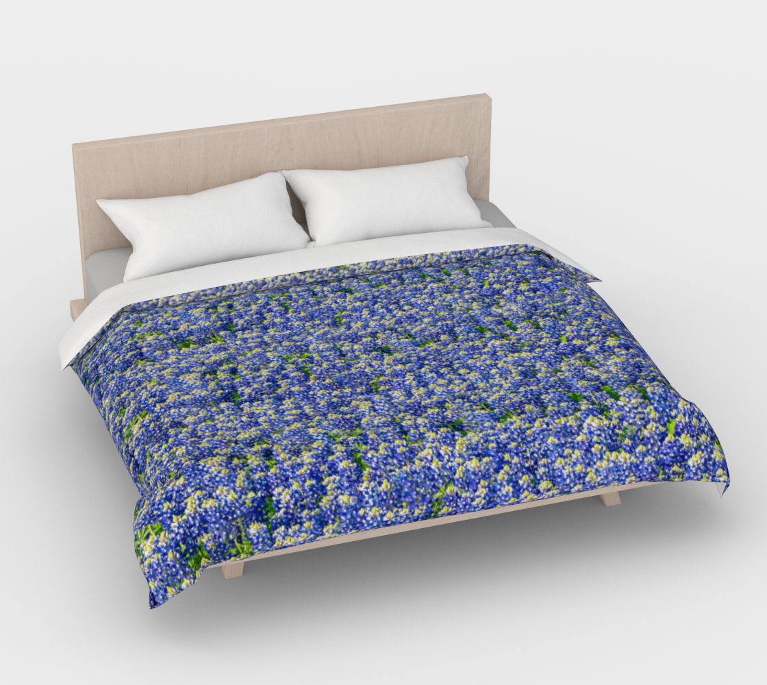 Bluebonnets Duvet Cover