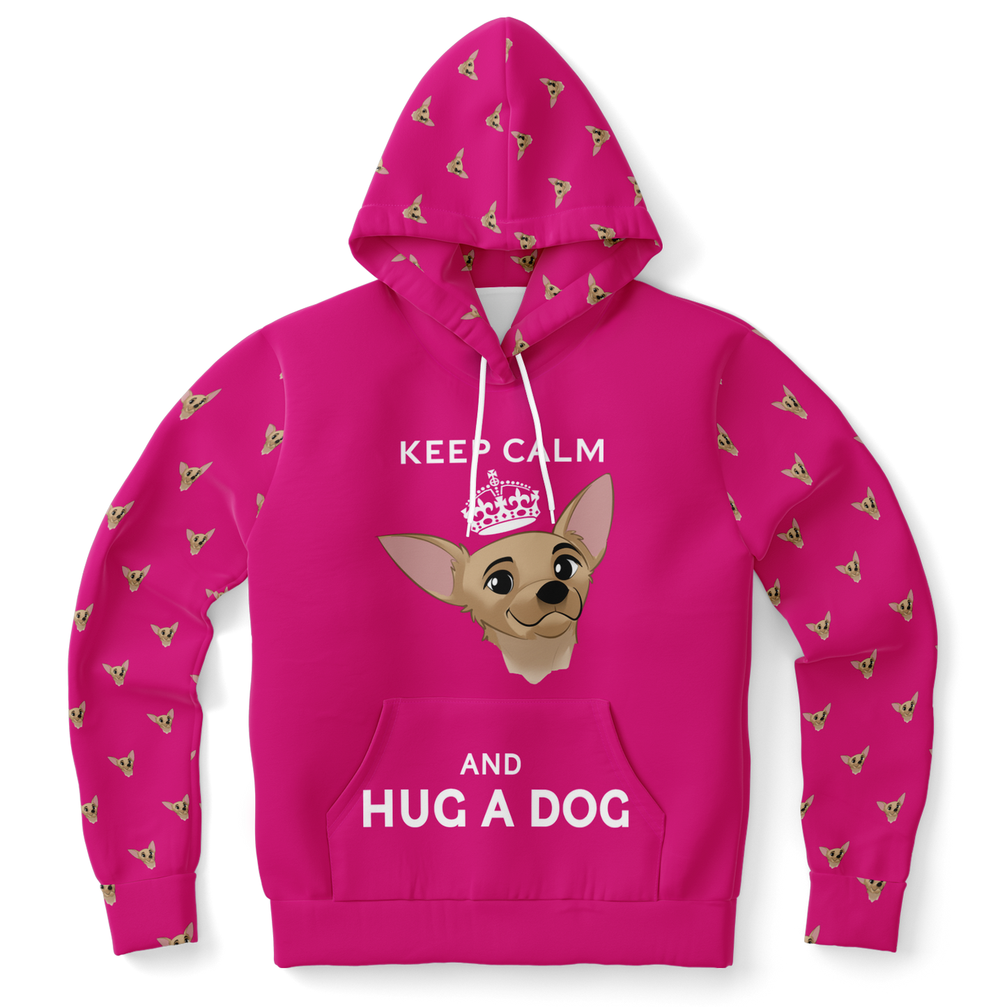 Barbiecore Pink Human Hoodie