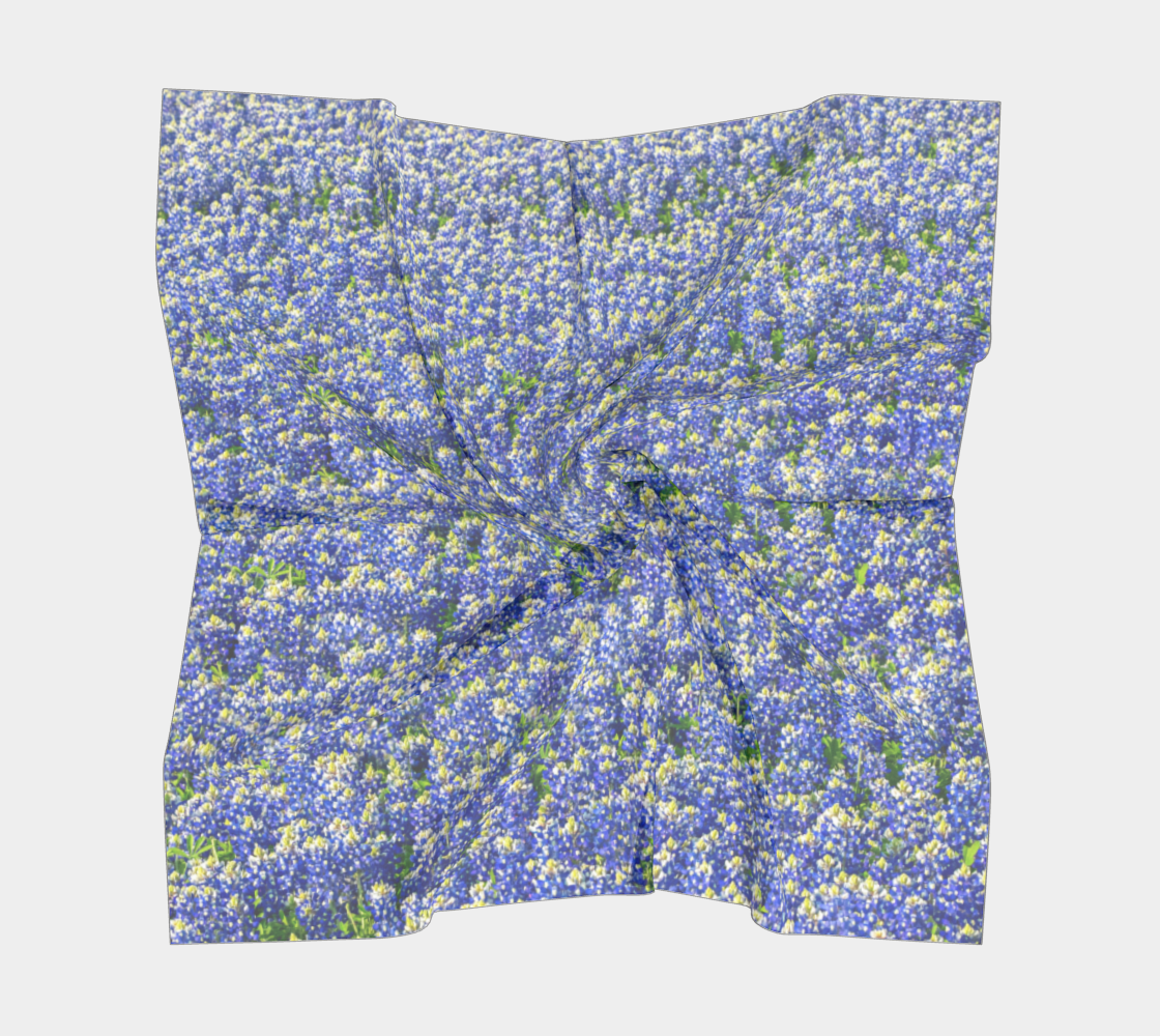 Bluebonnet Square Scarf