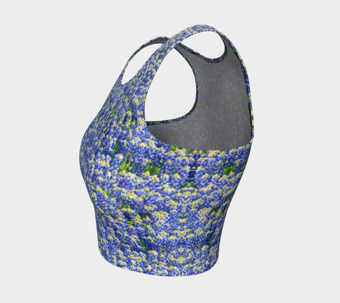 Texas Bluebonnet Crop Top