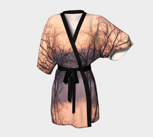 Winter's Dawning Kimono Robe #1