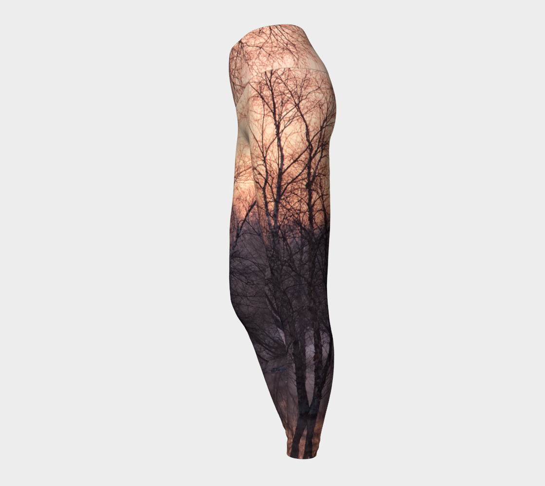 Winter's Dawn Yoga Leggings