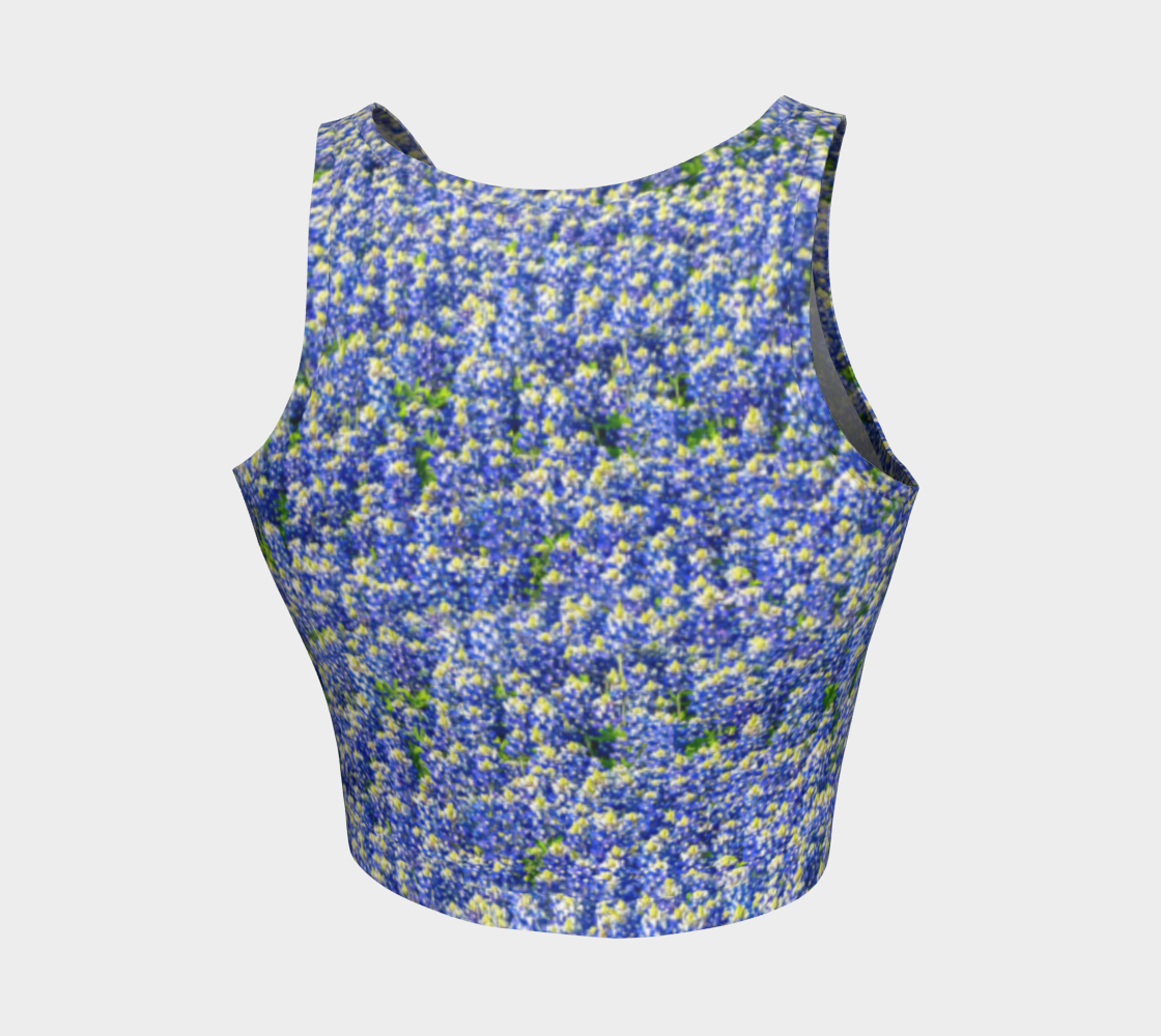 Texas Bluebonnet Crop Top
