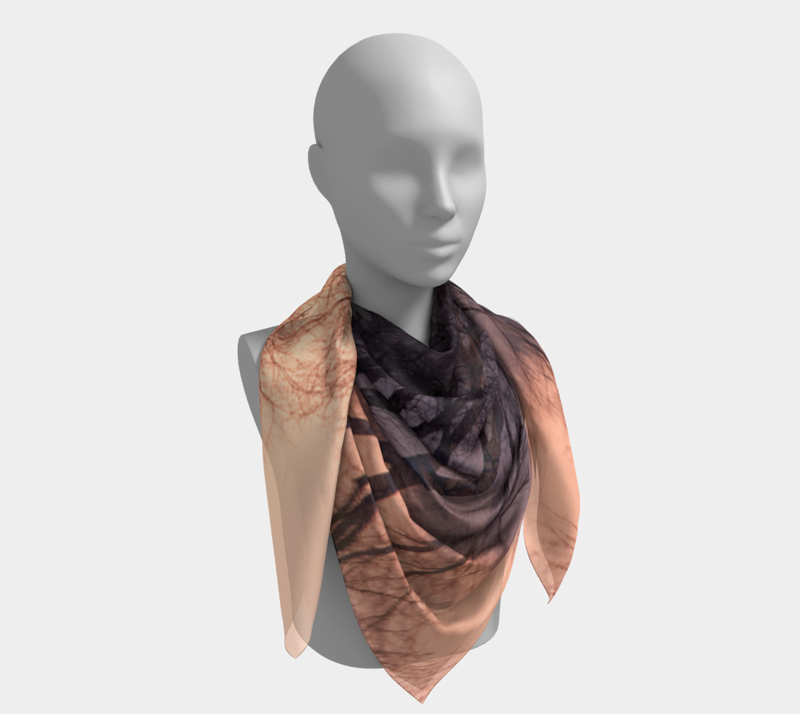 Winter's Dawning Square Scarf #1