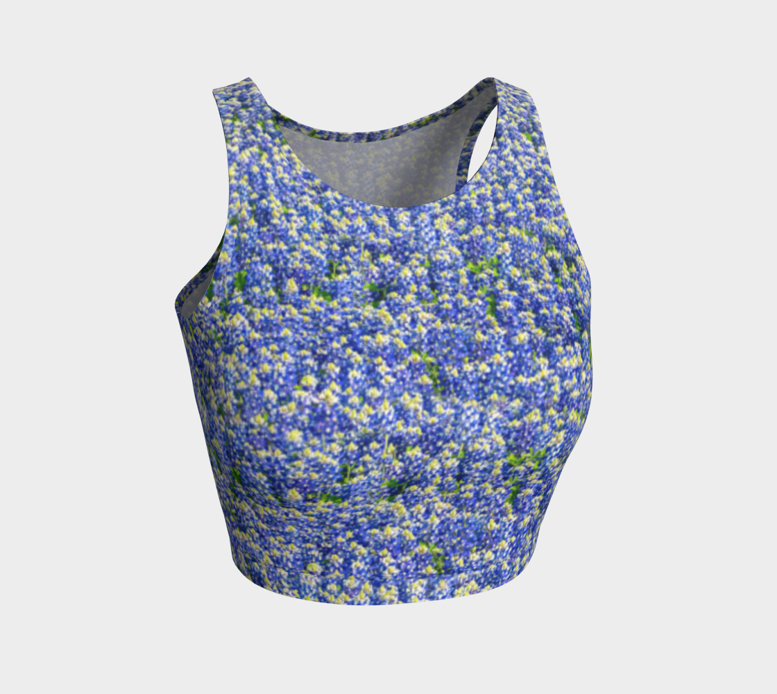 Texas Bluebonnet Crop Top