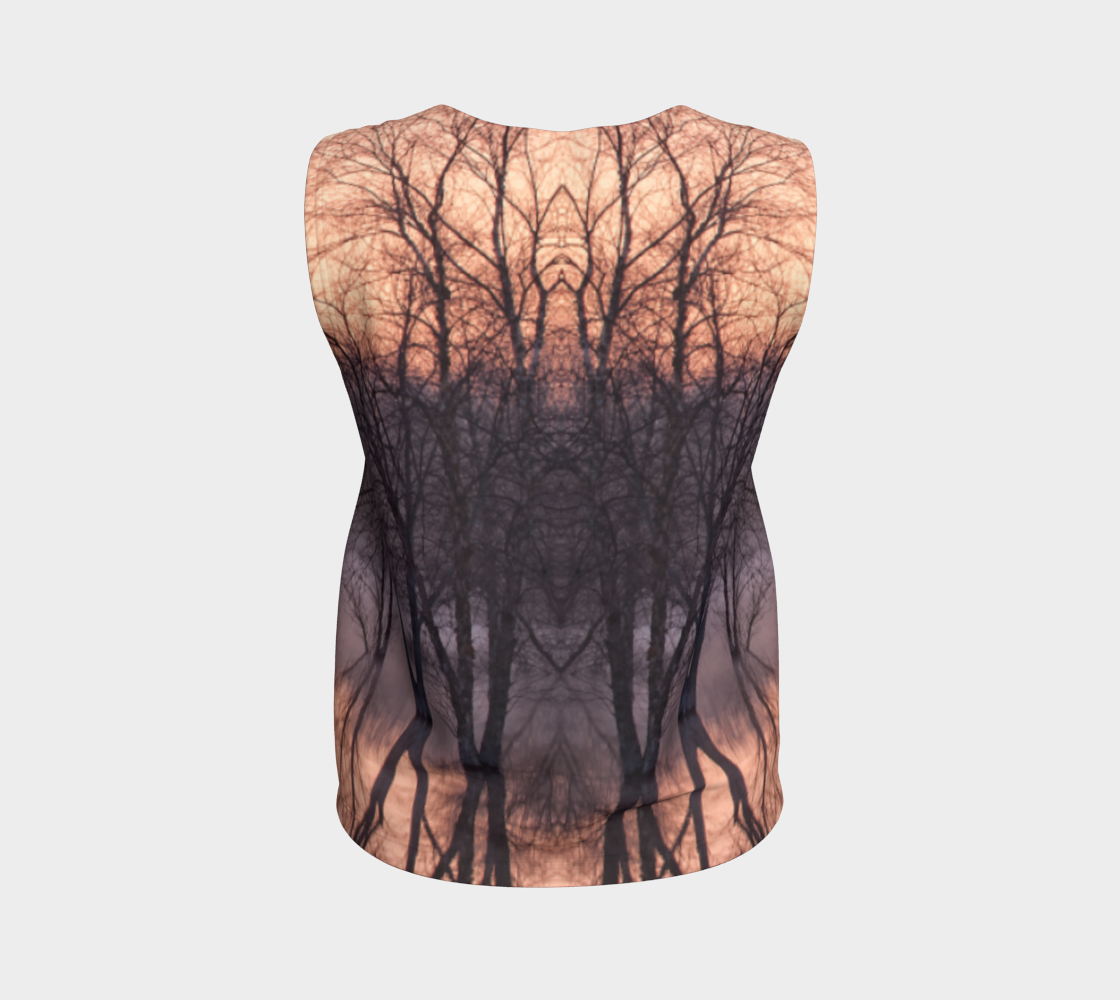 Winter's Dawn Loose Tank Top #1