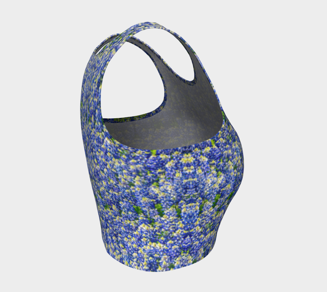 Texas Bluebonnet Crop Top