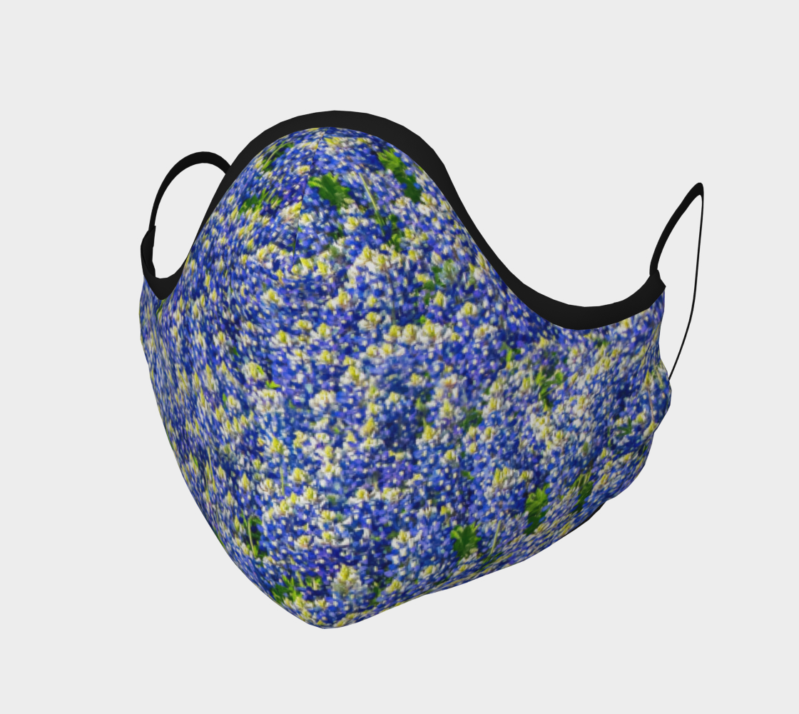 Texas Bluebonnet Mask