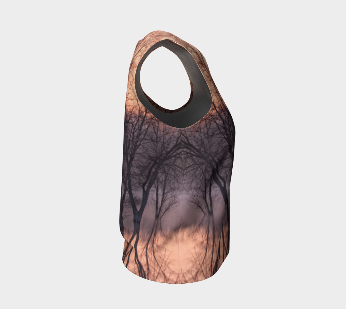 Winter's Dawn Loose Tank Top #1