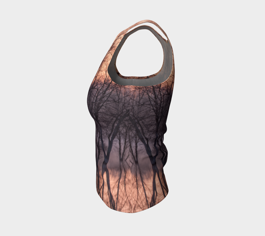 Winter's Dawn Fitted Tank Top #1