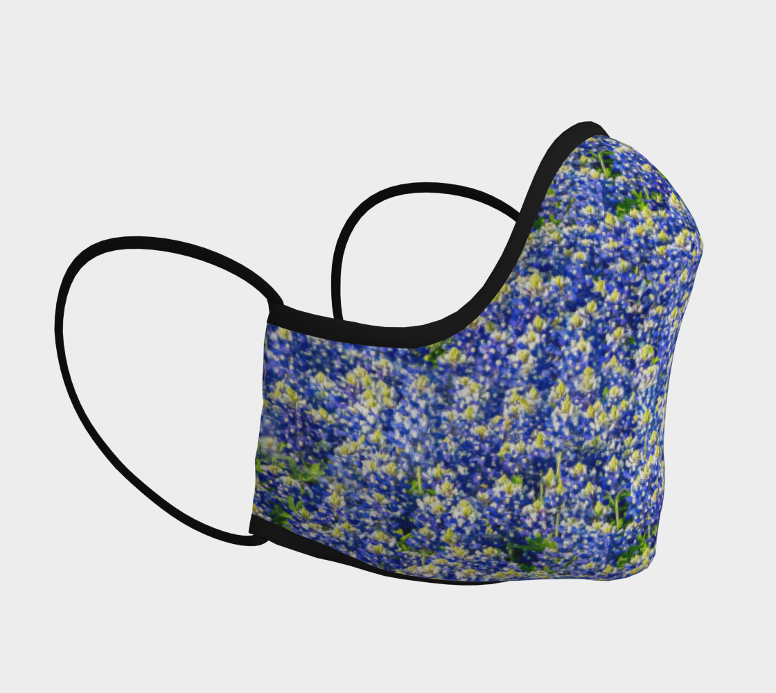 Texas Bluebonnet Mask