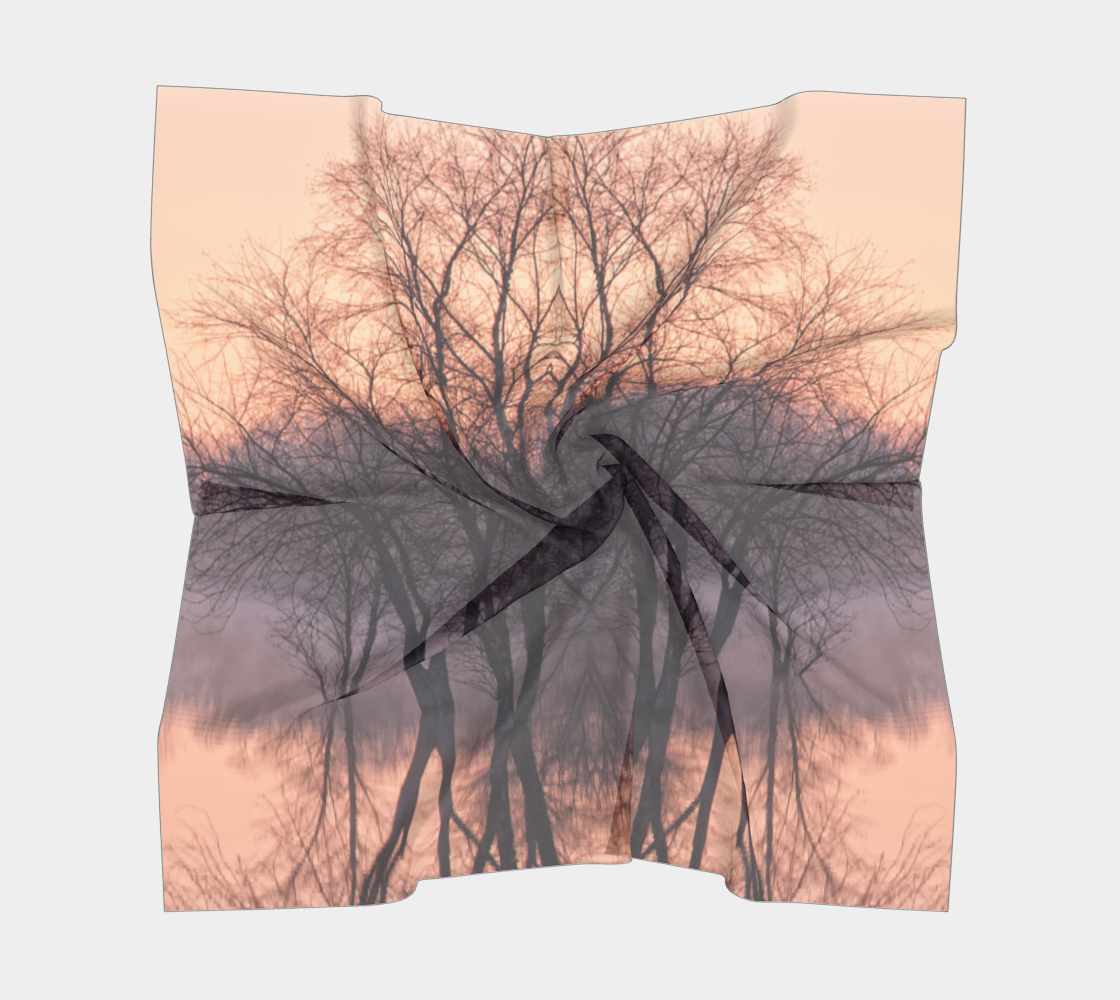 Winter's Dawning Square Scarf #1