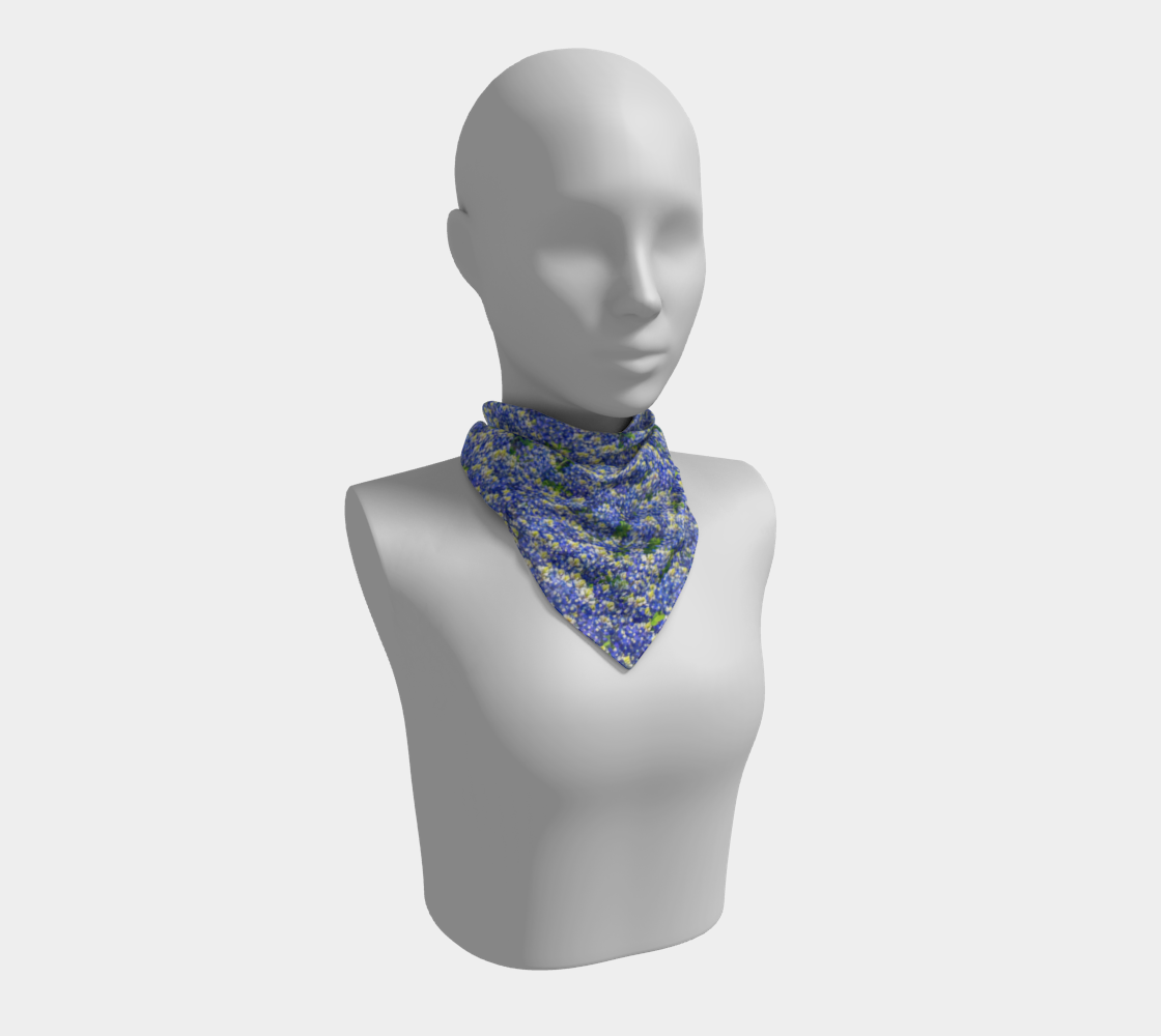 Bluebonnet Square Scarf