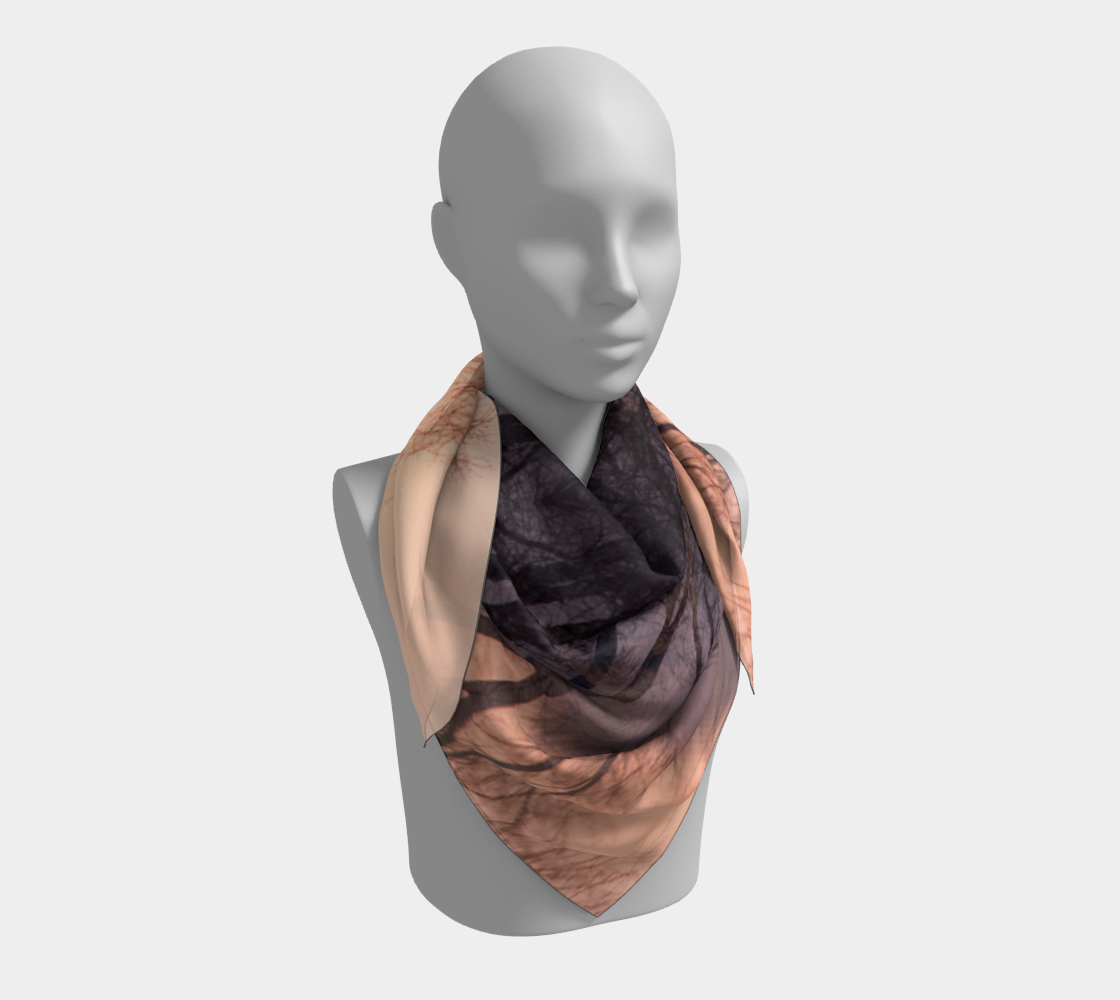 Winter's Dawning Square Scarf #1