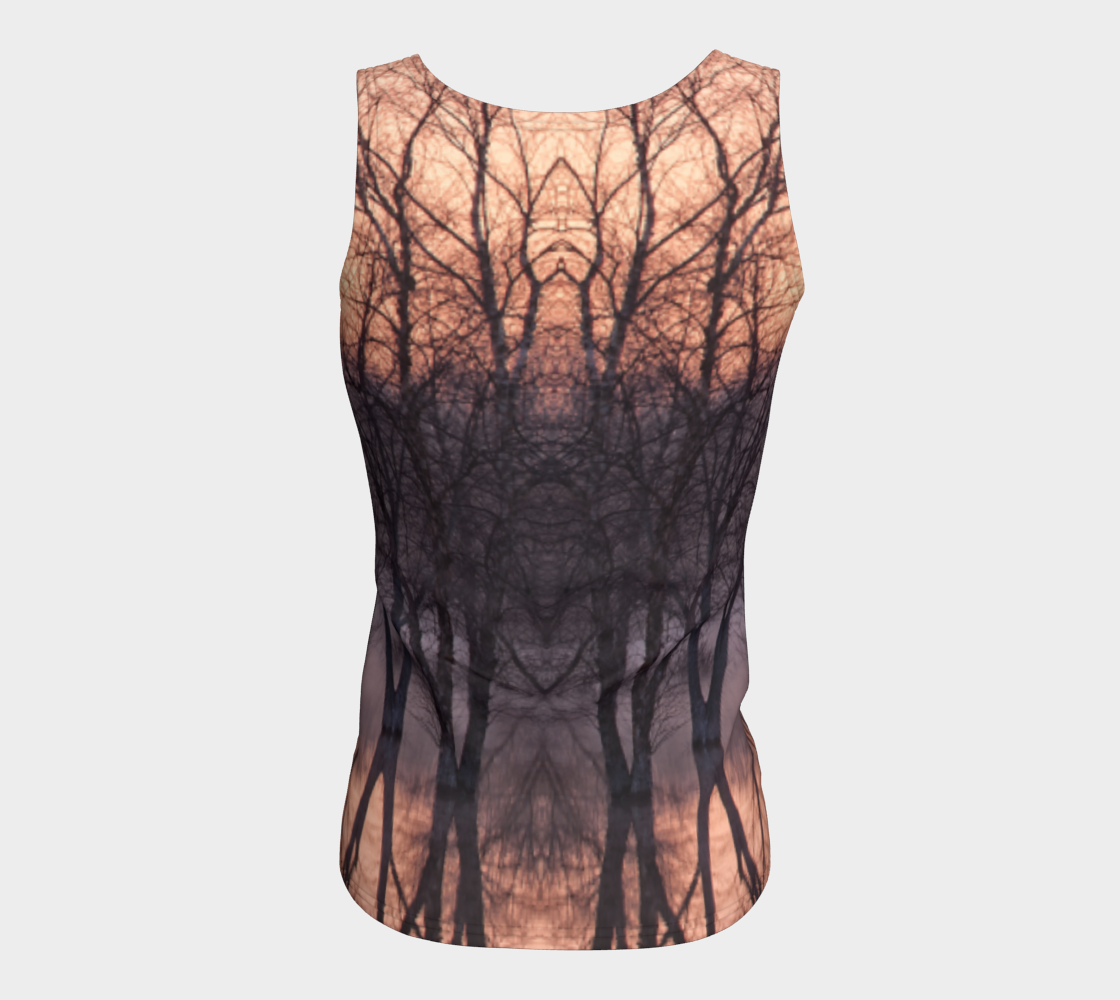 Winter's Dawn Fitted Tank Top #1