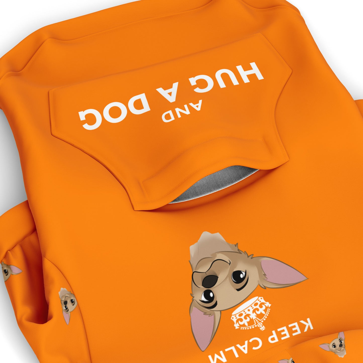 Tangelo Dog Zip-Up Hoodie