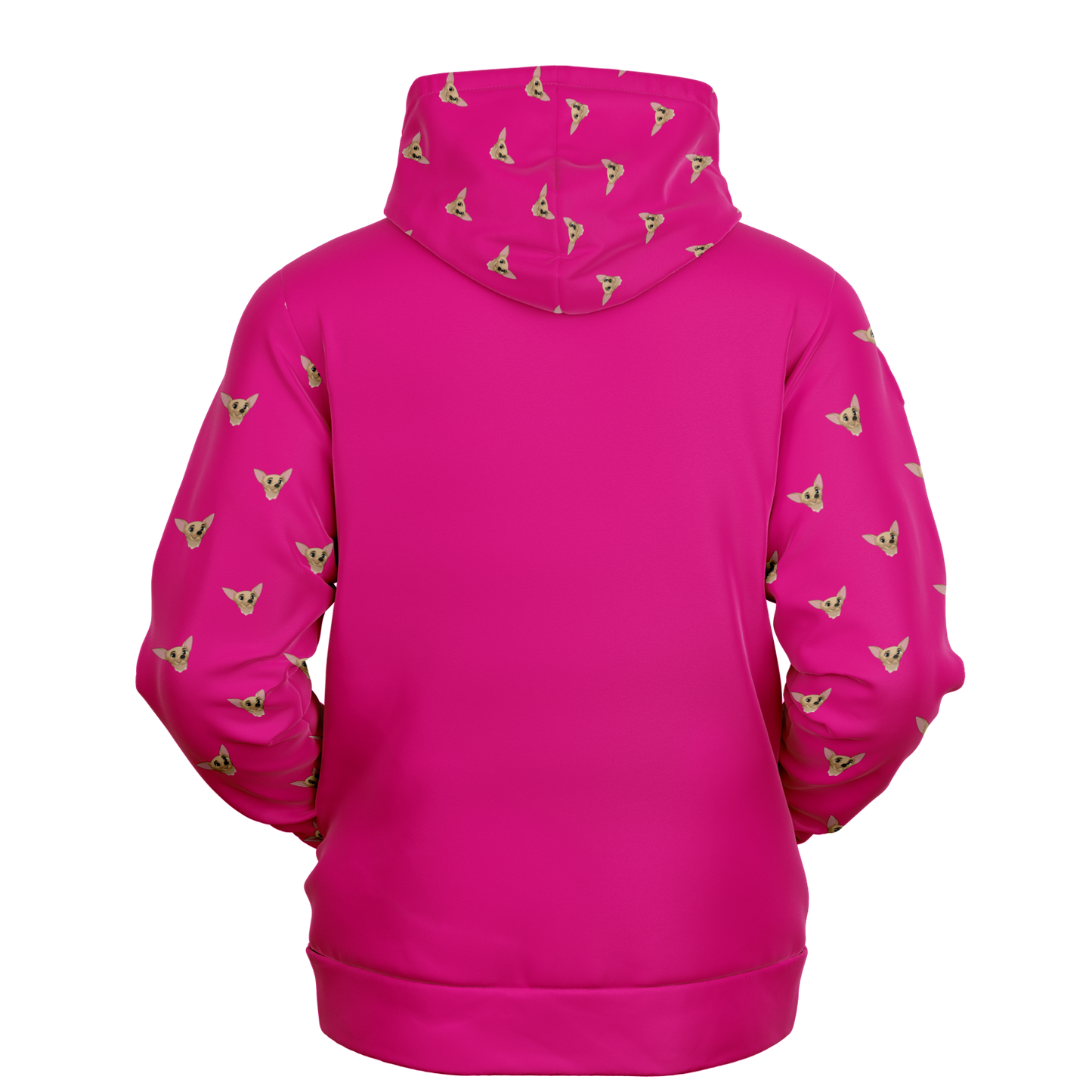 Barbiecore Pink Human Hoodie