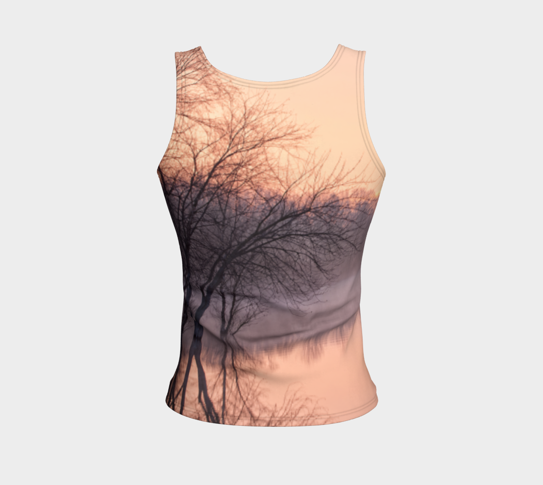 Winter's Dawn Fitted Tank Top #2