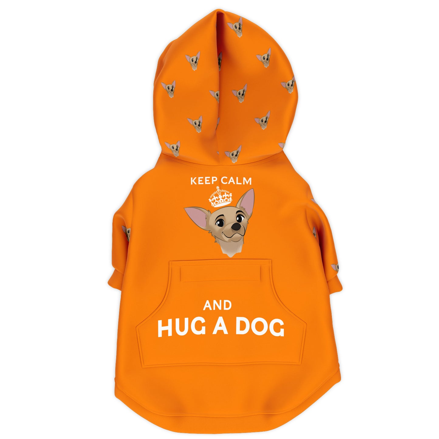 Tangelo Dog Zip-Up Hoodie