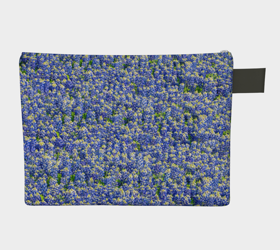 Texas Bluebonnet Zipper Carry-All