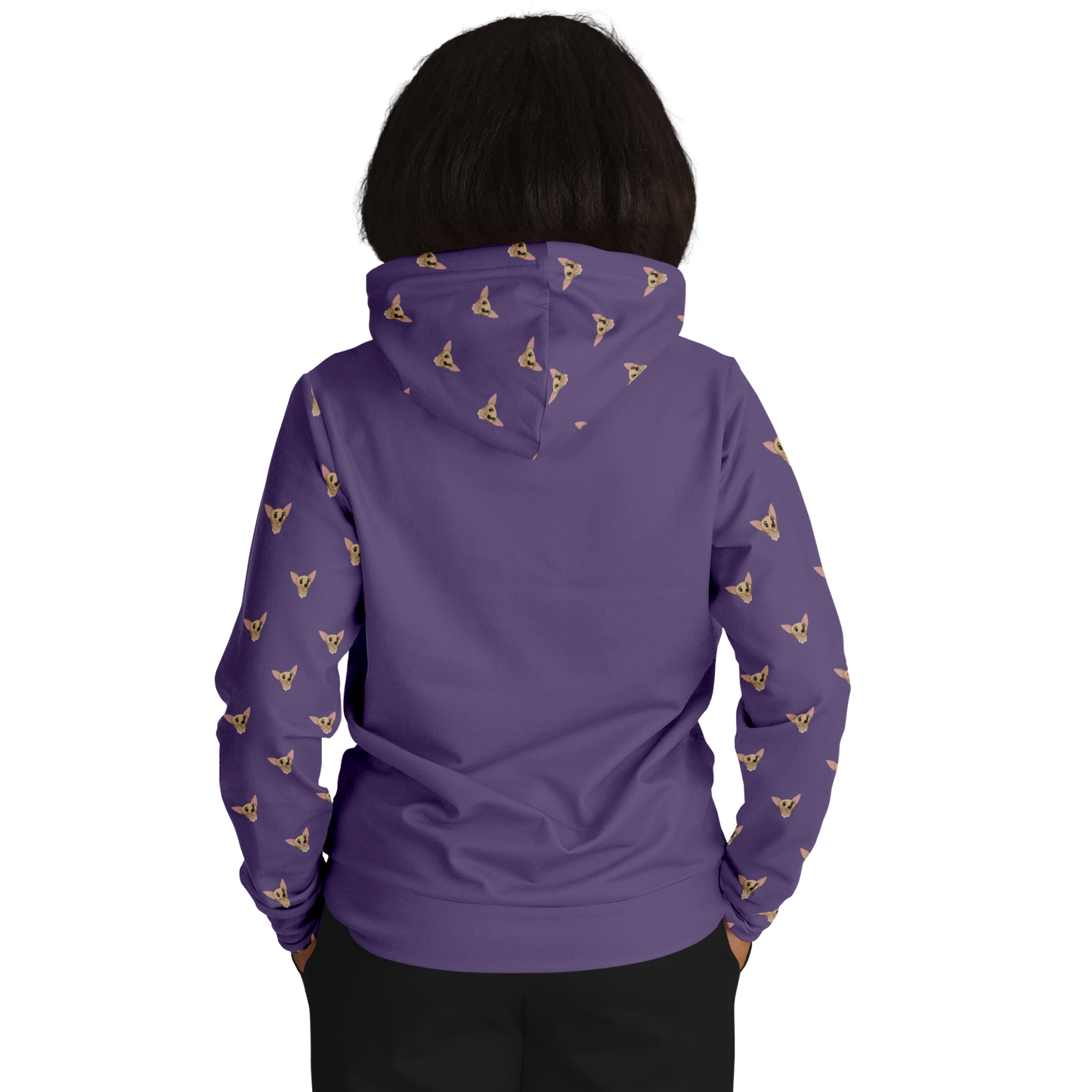 Purple Matching Hoodies - Keep Calm & Hug a Dog