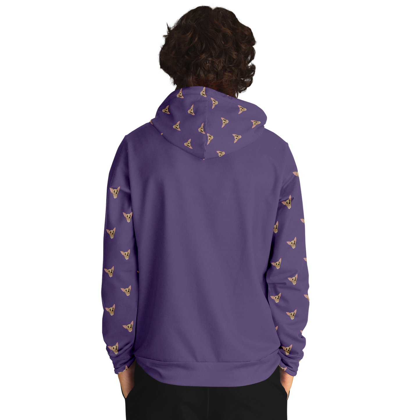 Purple Matching Hoodies - Keep Calm & Hug a Dog