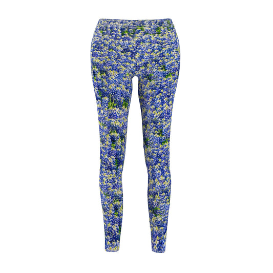 Field of Texas Bluebonnets Women's Casual Leggings
