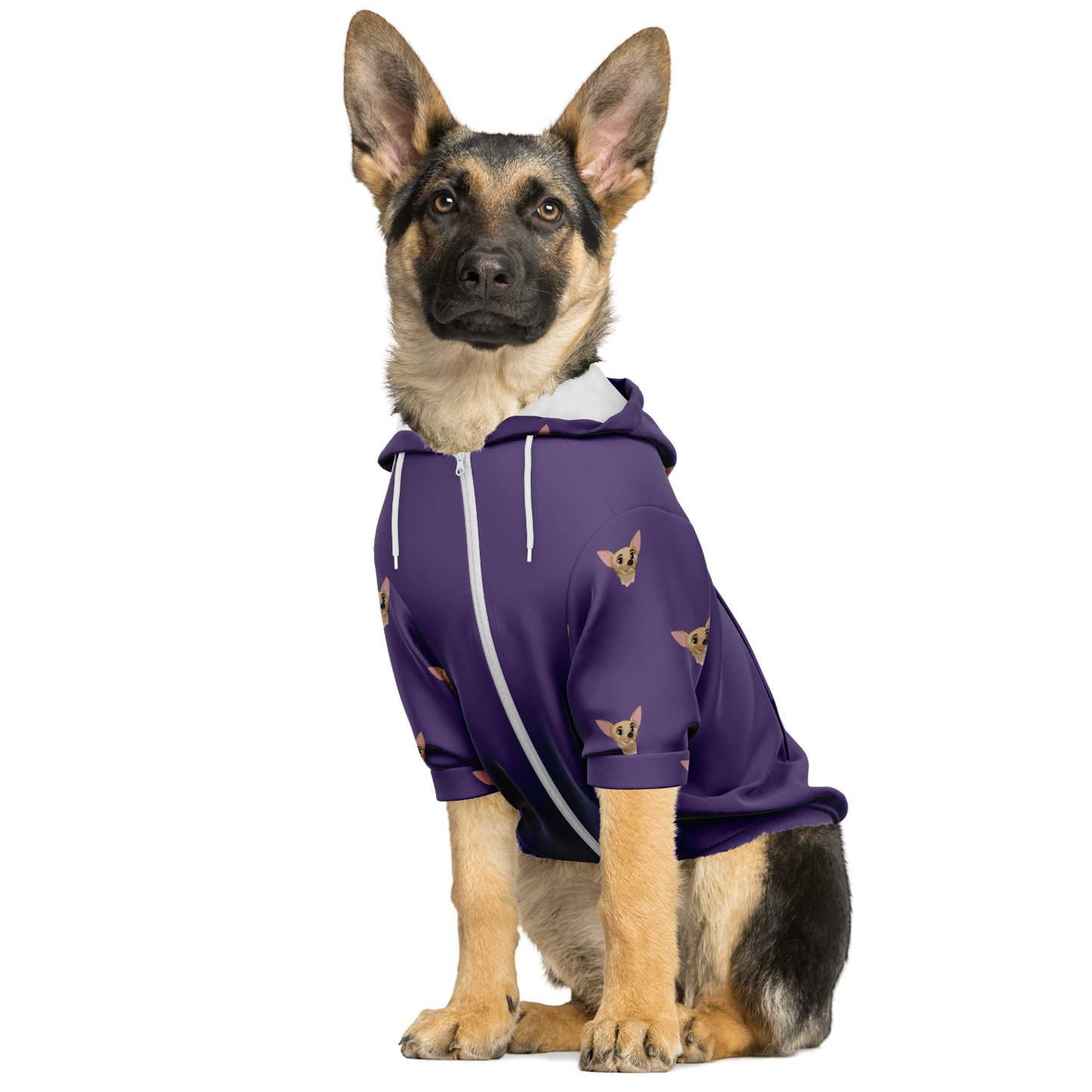 Purple Matching Hoodies - Keep Calm & Hug a Dog