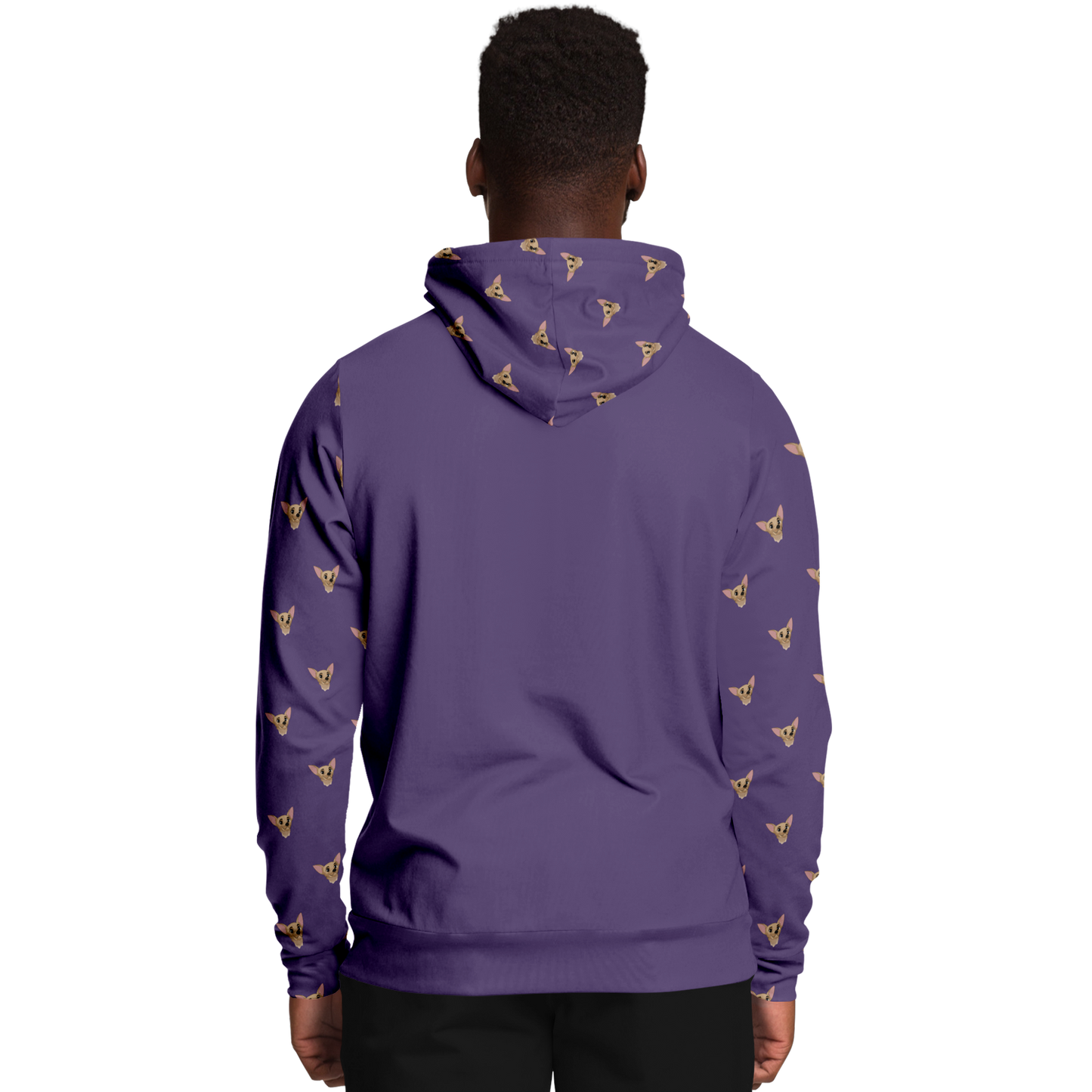 Purple Matching Hoodies - Keep Calm & Hug a Dog