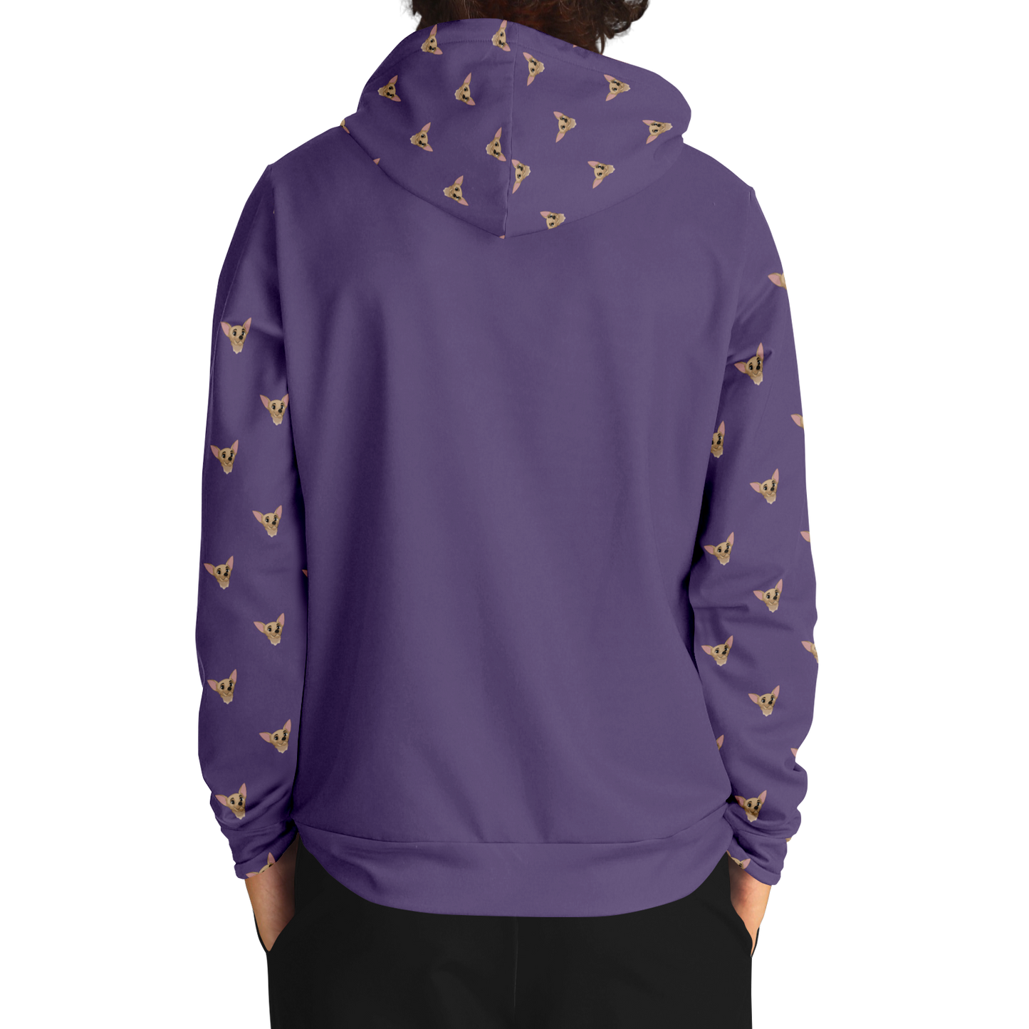 Purple Matching Hoodies - Keep Calm & Hug a Dog